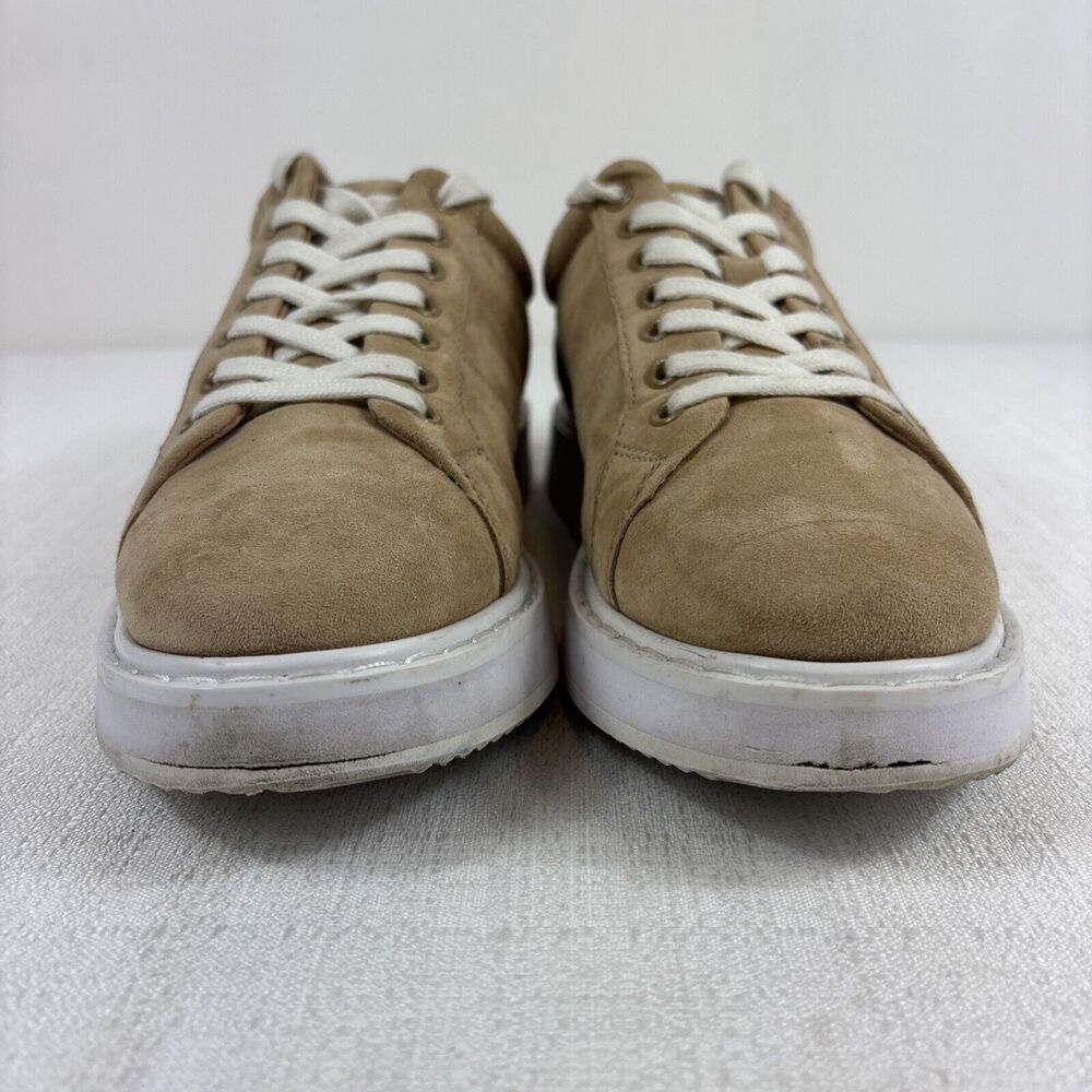 Lauren Ralph Lauren ANGELINE Brown Tan Suede Preowned Fashion Women's Size 8.5 - Picture 4 of 14